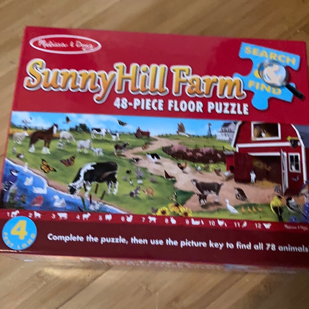 Melissa and Doug floor puZzle Farm Animals